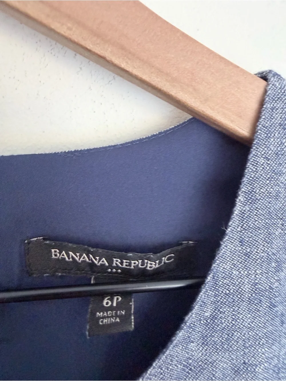 Banana Republic Linen Blend Wide Leg Jumpsuit Blue chambray sleeveless crop 6P